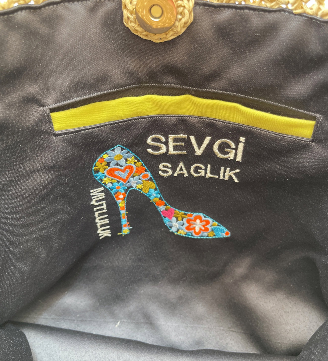 EL YAPIMI, HASIR RENK ÇANTA – c038