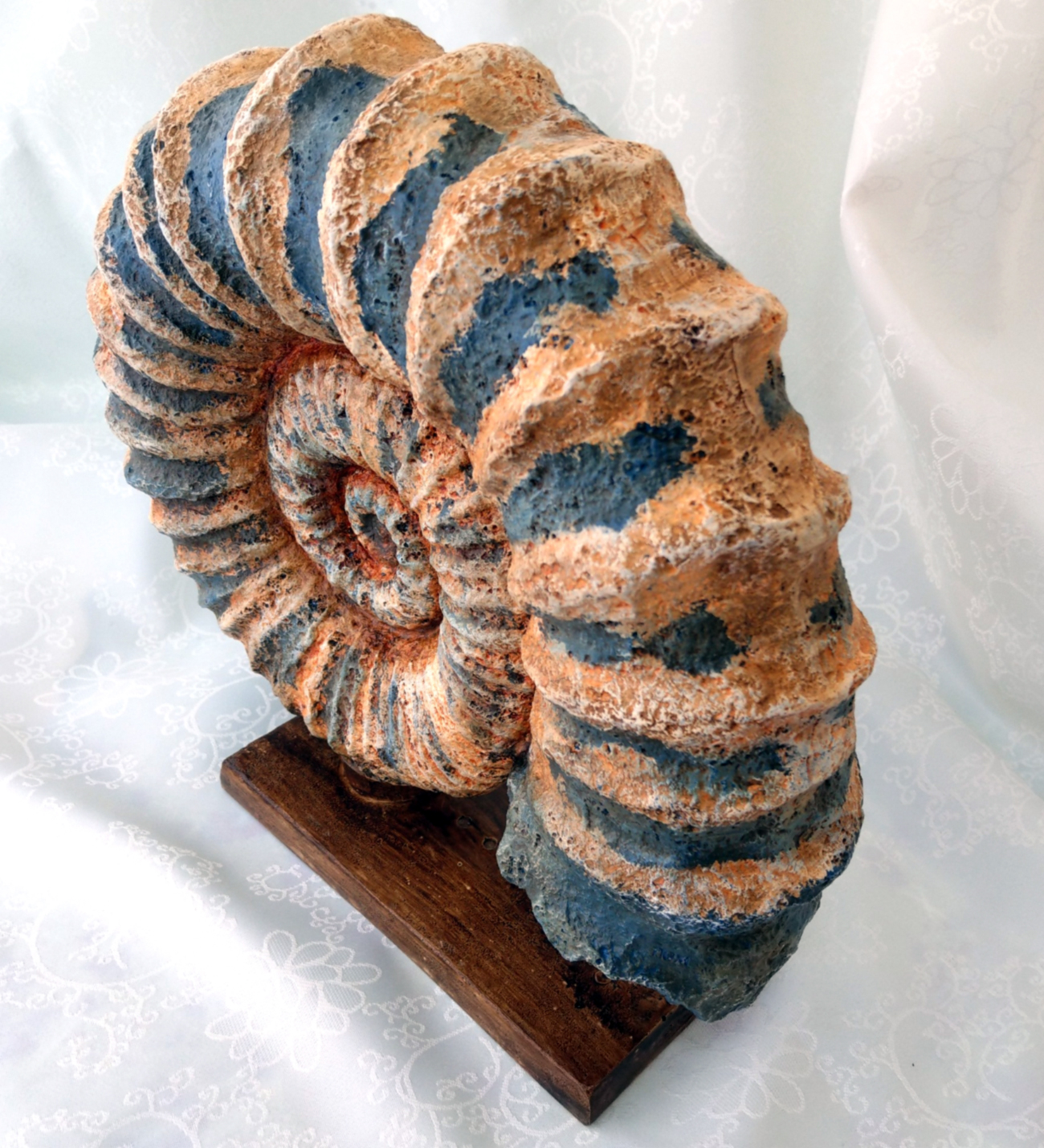 EL YAPIMI, DENİZ KABUĞU TEMALI DEKORATİF VİTRİN - RAF SÜSÜ – s119