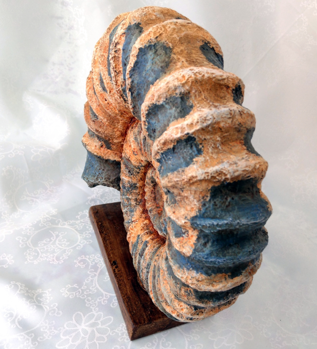 EL YAPIMI, DENİZ KABUĞU TEMALI DEKORATİF VİTRİN - RAF SÜSÜ – s119