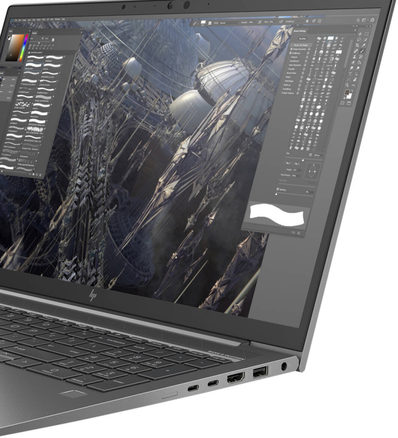 ZBook Firefly 15 G8 with Intel® Core™ i7-1165G7 processor (2.8 GHz, up to 4.7 GHz with Turbo Boost, 12 MB cache, 4 core) + 64 GB memory + NVIDIA® T500 Graphics  – e002
