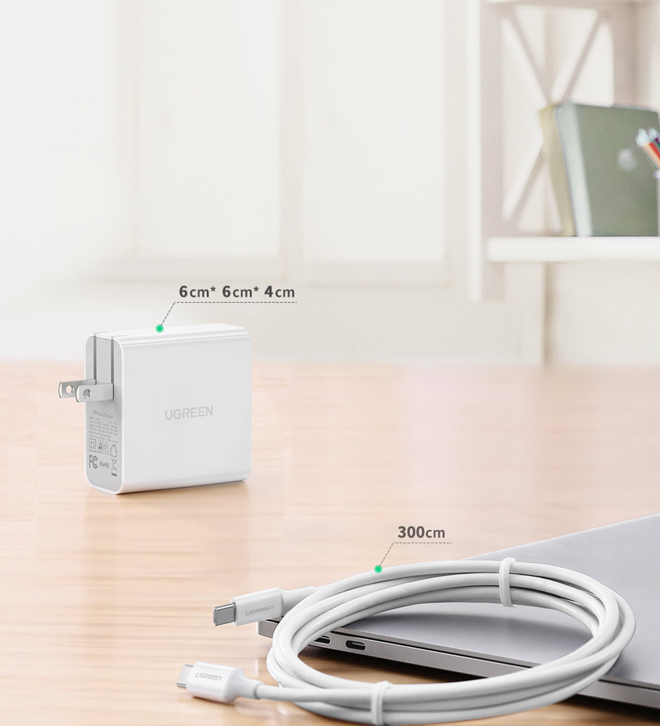 UGREEN 65W USB C Fast Charger Kit – e005